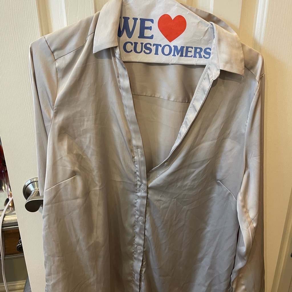 H&M Button Down Satin
